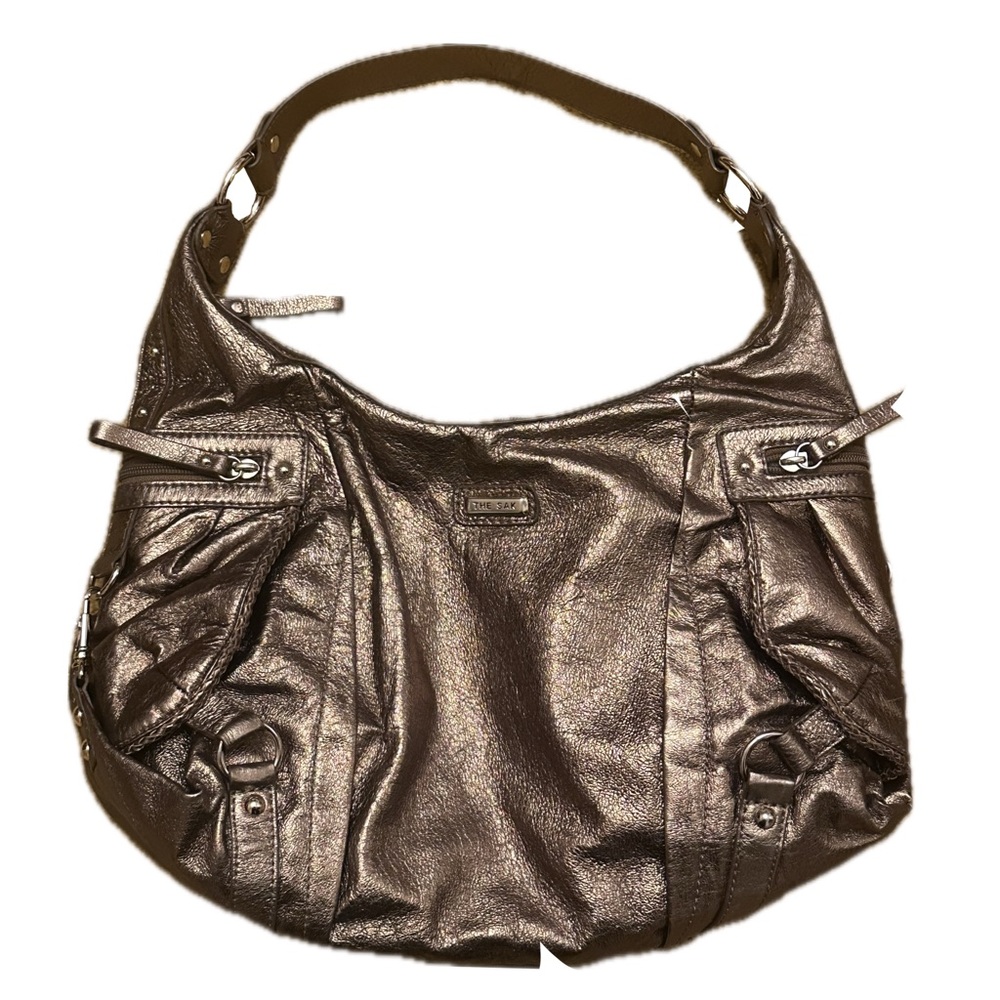 The Sak Metallic Brown Hobo Bag